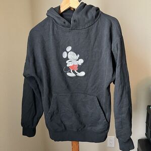 Mickey Mouse Hoodie XS Adult Genuine Mousewear Pullover Hoodie Embroidered